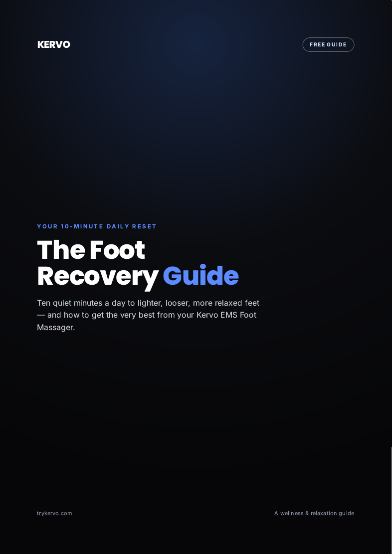 The Kervo Foot Recovery Guide (Free Digital Guide)