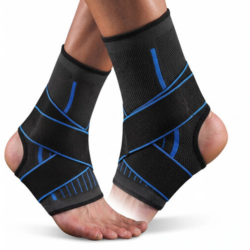 Kervo Ankle Support Brace worn on both feet